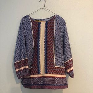 Talbots NWT 3/4 sleeve blouse